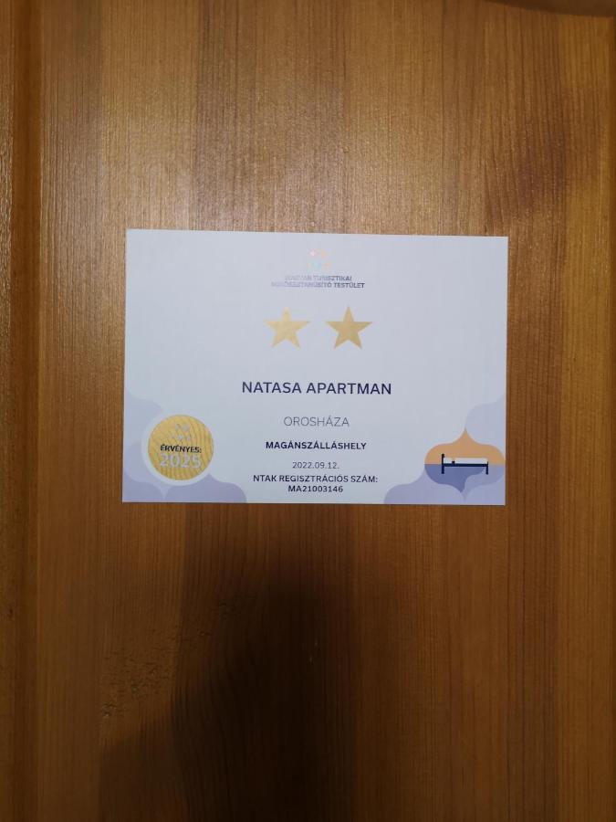 Natasa Apartman Orosháza Exterior foto